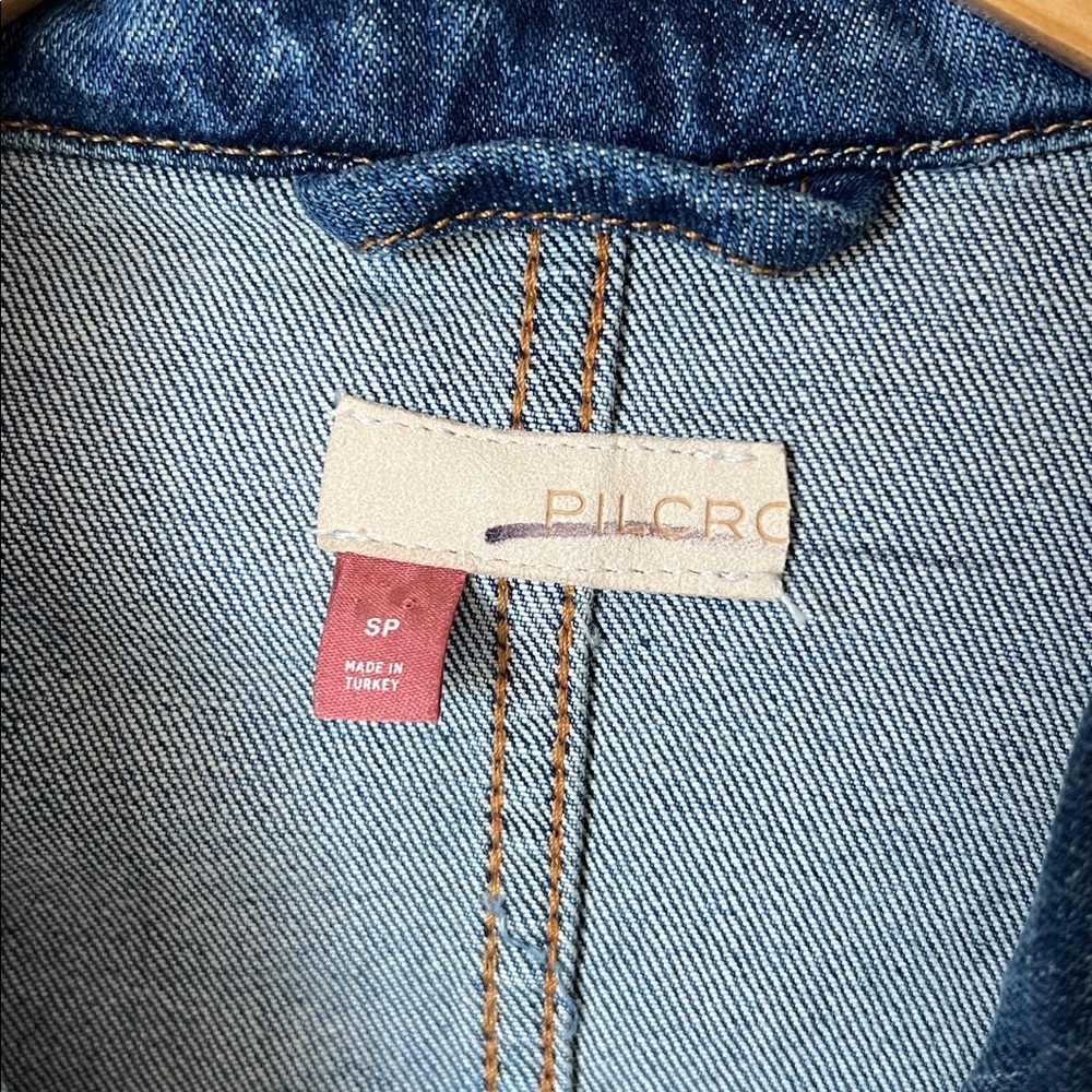 Anthropologie pilcro boxy denim jacket - Picture 4 of 9
